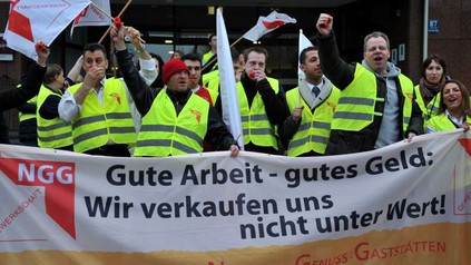 NGG-Mitglieder am 07.04.2013 in München