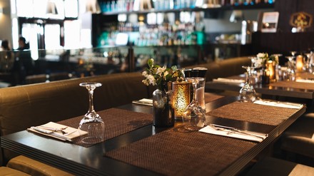 Ein leeres Restaurant