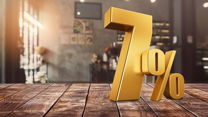 Die Zahl Sieben Prozent