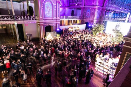 Die 958 Gäste feiern die 50 Preisträger im Royal Exhibition Building