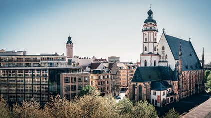 Die Thomaskirche in Leipzig