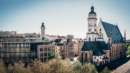 Die Thomaskirche in Leipzig