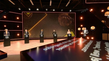 Julia Westlake (Moderatorin), Bernd Aufderheide, Gerhard Bruder, Michael Buck, Claudia Johannsen, Georg Weber