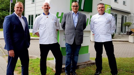 Christian Schmidt, Sascha Engelmann, Kai Otto Jacobson und Carsten Wulf