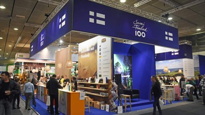 Der finnische Messestand auf der Internationalen Grünen Woche
