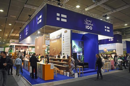Der finnische Messestand auf der Internationalen Grünen Woche