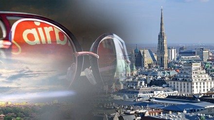 Die Silhouette der Stadt Wien