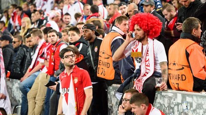 Fußballfans im Stadion