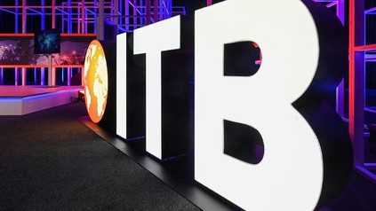 Beleuchteter ITB-Aufsteller