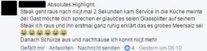 Witziger Kommentar Facebook