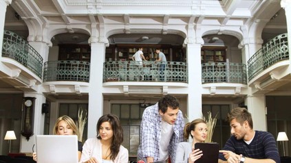 Studenten Culinary Arts beim Lernen