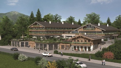 Rendering eines Luxushotels