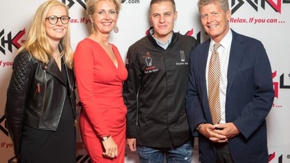 Sarah Falch, Martina Hohenlohe, Benjamin Parth und Karl Hohenlohe