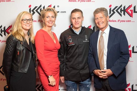 Sarah Falch, Martina Hohenlohe, Benjamin Parth und Karl Hohenlohe