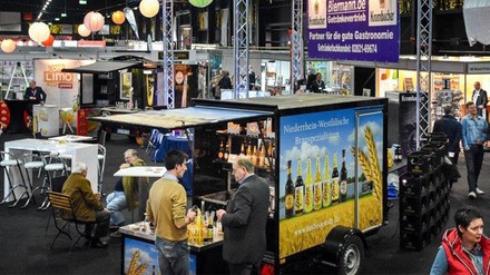 Eine Messehalle auf der Gastro_Tek