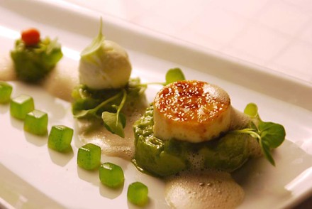 Edle Speisen auf einem Teller