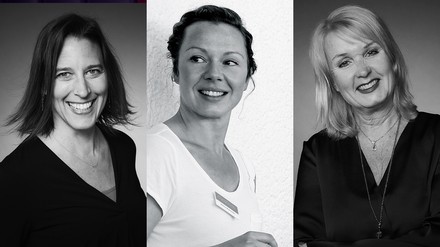 Sprechen bei der IDX_FS Expo über Gleichberechtigung in der Foodservicebranche (v.l.n.r.): Nicole Adler, Jennifer Bortchen und Gunilla Hirschberger