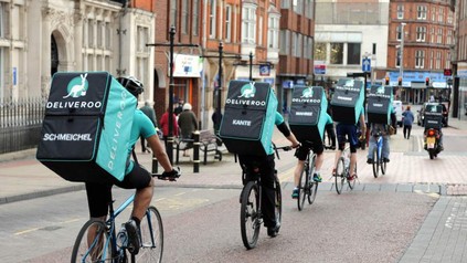 Deliveroo Fahrradkuriere