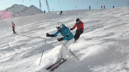 Skifahrer in Tirol