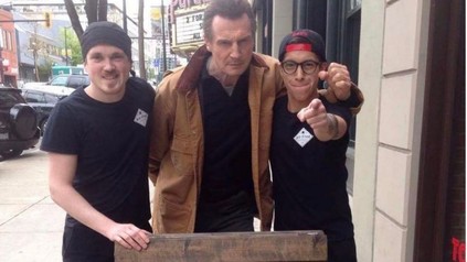 Liam Neeson bei Big Star Sandwich