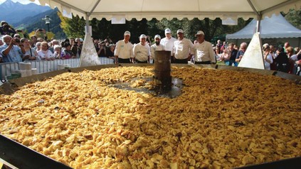 Riesenpfanne Kaiserschmarrn