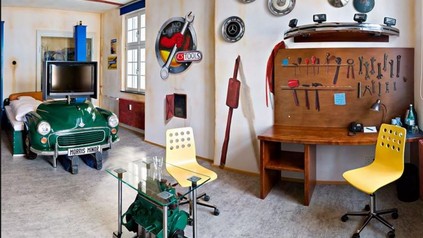 Das V8-Hotel in der MOTORWORLD Region Stuttgart