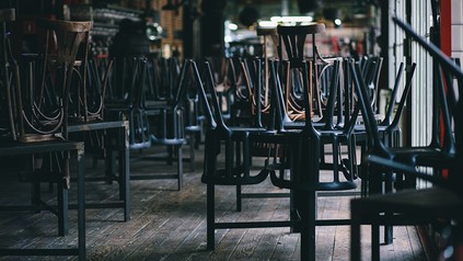 Ein geschlossenes Wirtshaus