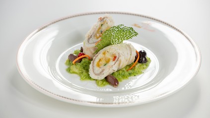 Nahaufnahme eines Signature Dishes