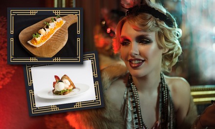 Eine Frau mit 20er Jahre Kostüm