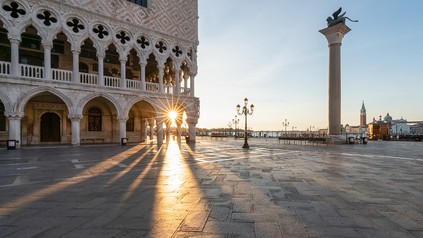 der Markusplatz in Venedig