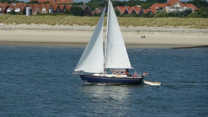 Segelboot auf dem Meer