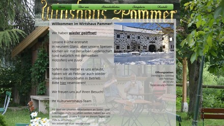 Screenshot der Wirtshaus-Seite