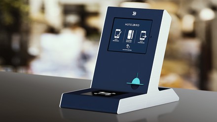 Das Self Service Terminal von Hotelbird