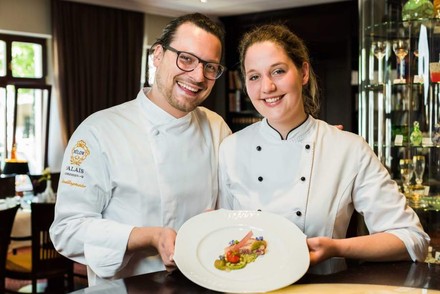 Sternekoch Benjamin Biedlingmaier und Kollegin Meike Blickheuser