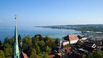 Konstanz Blick auf den Bodensee