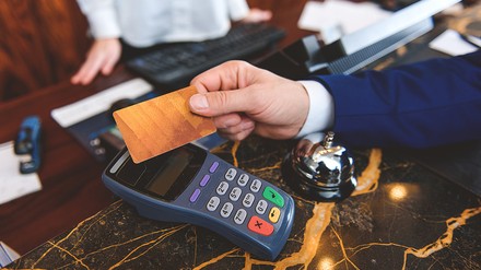 Bezahlvorgang mit Karte