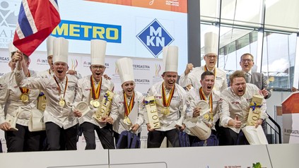 norwegisches Köche-Nationalteam bei der IKA/Olympiade der Köche 2020