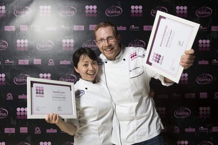 Gewinner Nico Kuckenburg und die Zweitpatzierte. Yoshiko Sato