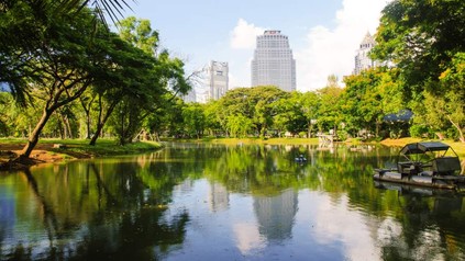 Das neue Haus von pentahotels in der Nähe des Lumpini Parks