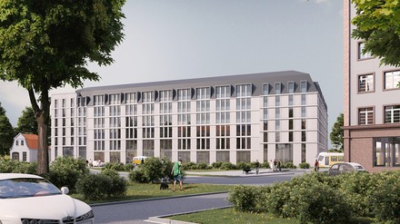 Rendering des neuen STAYERY in Dresden