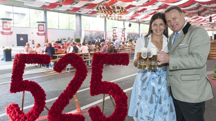 Brauerei-Eigentümer Heinrich Dieter und Alessandra Kiener