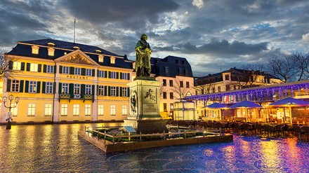 Die Silhouette von Bonn