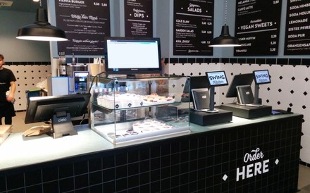 Bestellterminals in einem Lokal