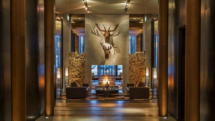 Lobby im The Chedi Andermatt
