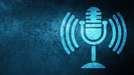 Das Symbol für einen Podcast