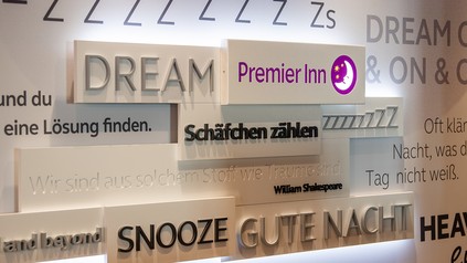 Premier Inn, Sleep Wall