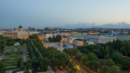 Blick auf die Wiener Ringstraße