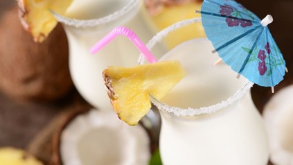 Pina Colada mit Schirmchen