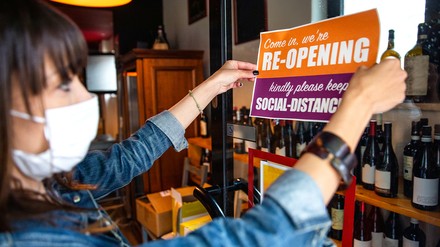 Gastronomin öffnet ihren Betrieb wieder