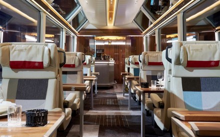 Abteil im Glacier Express